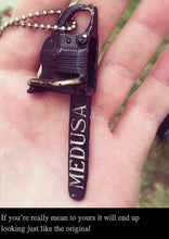 Load image into Gallery viewer, Mother Medusa Chainsaw Necklace With Case